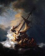 Rembrandt Peale Storm on the Sea of Galilee France oil painting artist